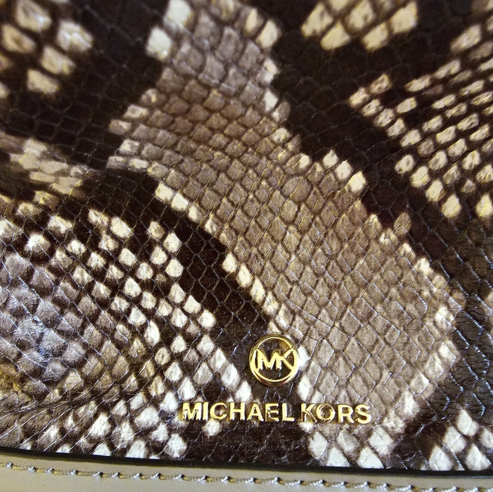 Michael Kors Snakeskin Shoulder Bag - Picture 8 of 8